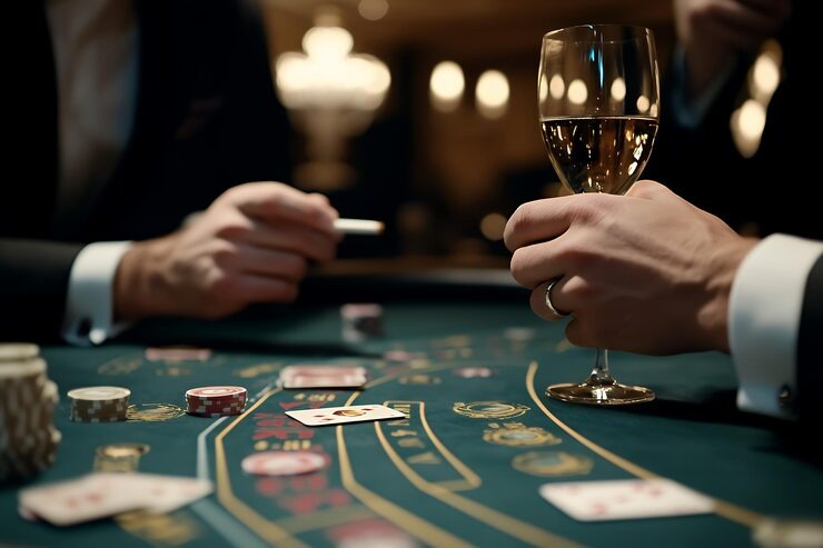 pkv live casino table view with dealer